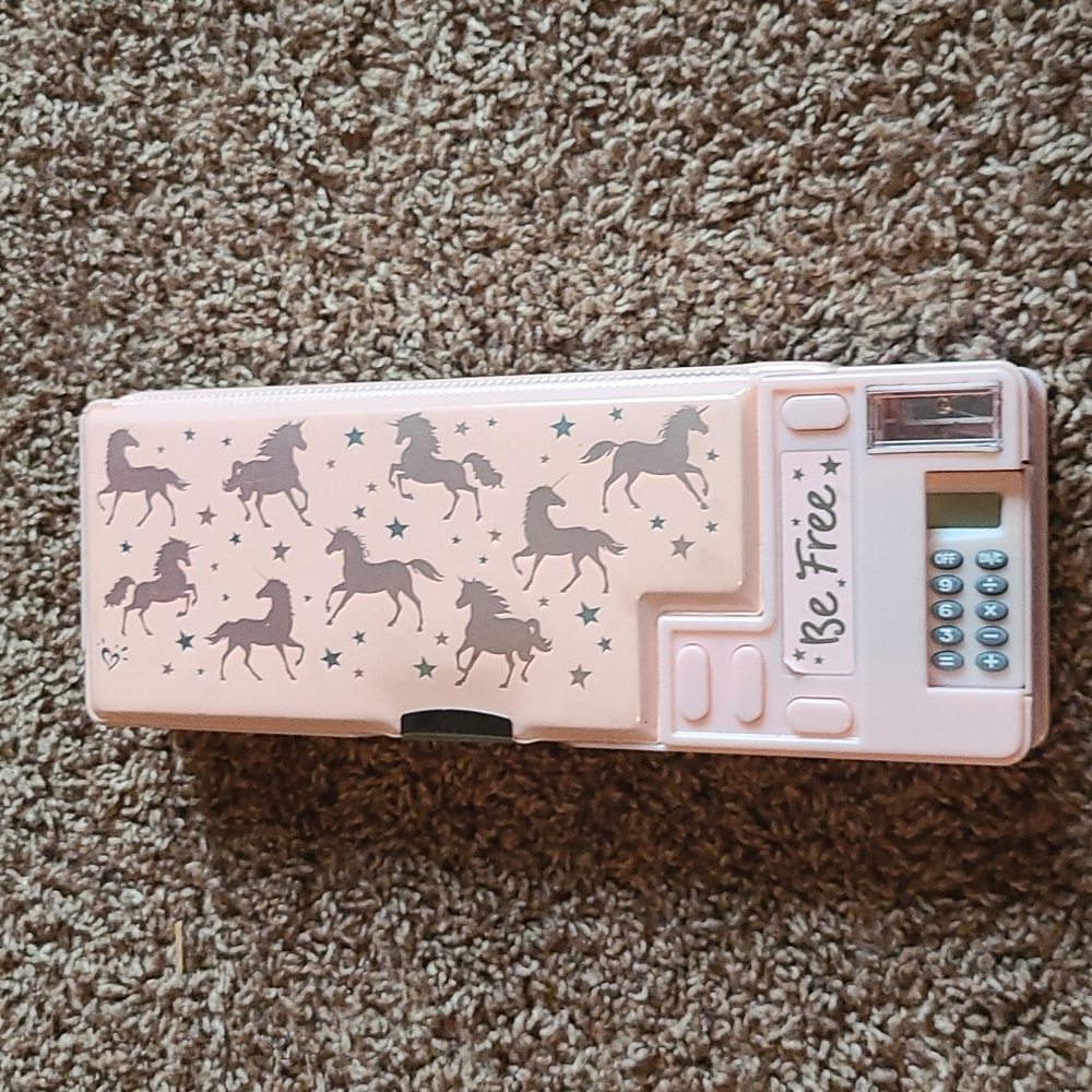 Justice Unicorn pencil case